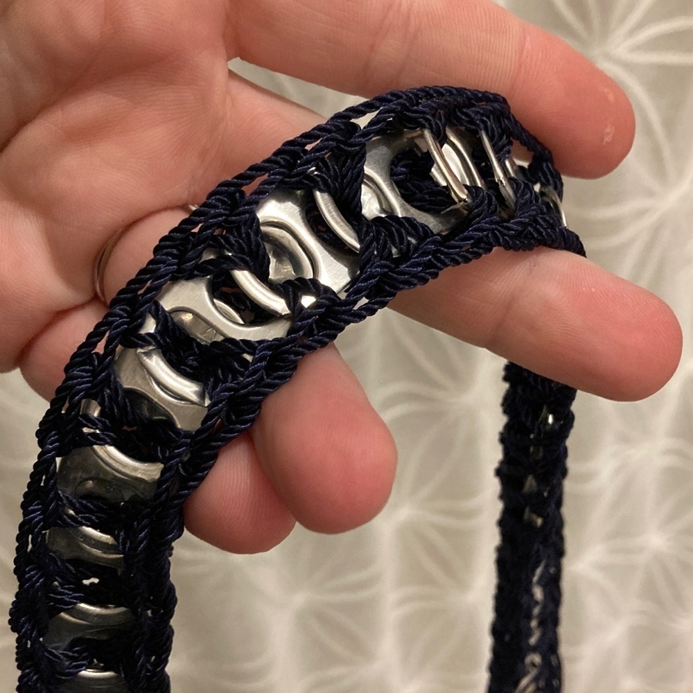 Hand Made Bottle Cap Purse - Picture 4 of 10